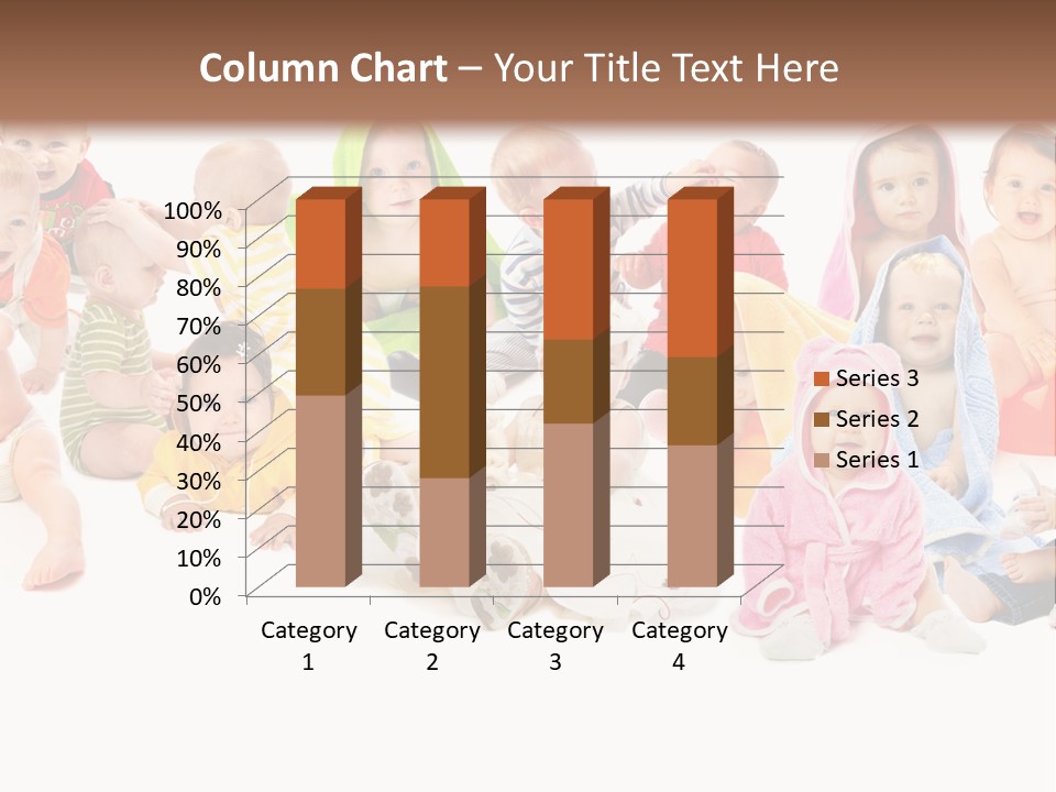 Happy Beautiful Team PowerPoint Template