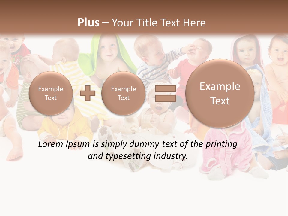 Happy Beautiful Team PowerPoint Template