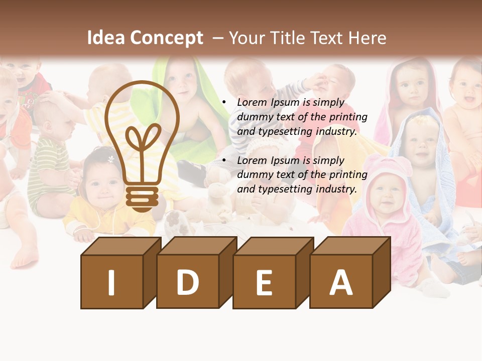 Happy Beautiful Team PowerPoint Template