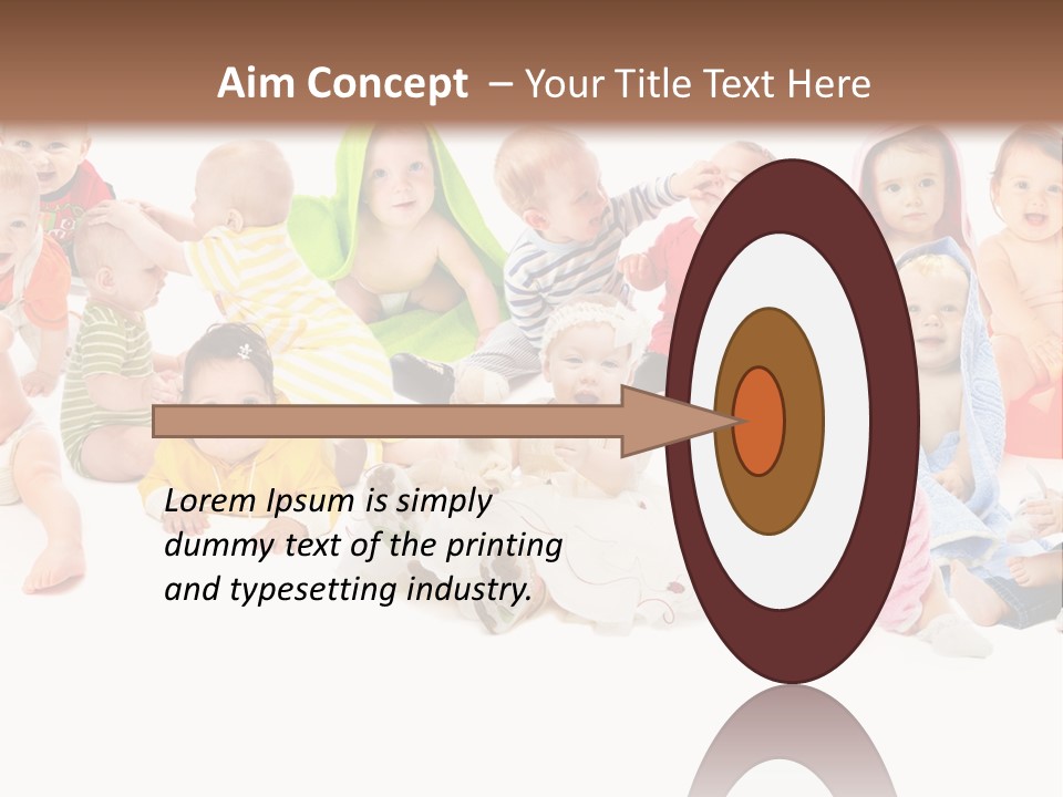 Happy Beautiful Team PowerPoint Template