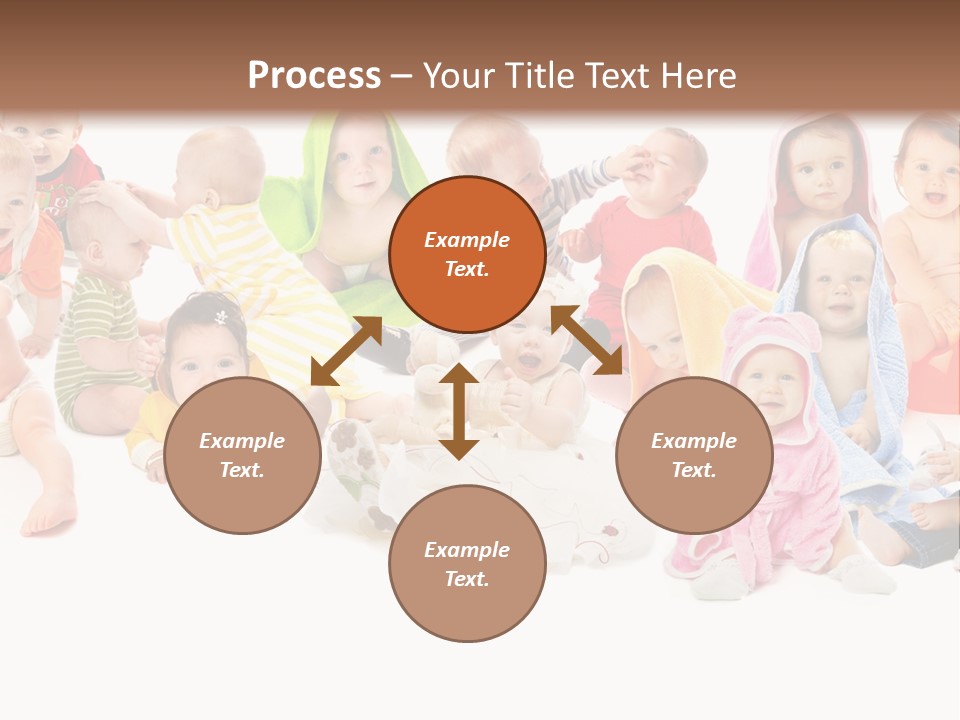 Happy Beautiful Team PowerPoint Template