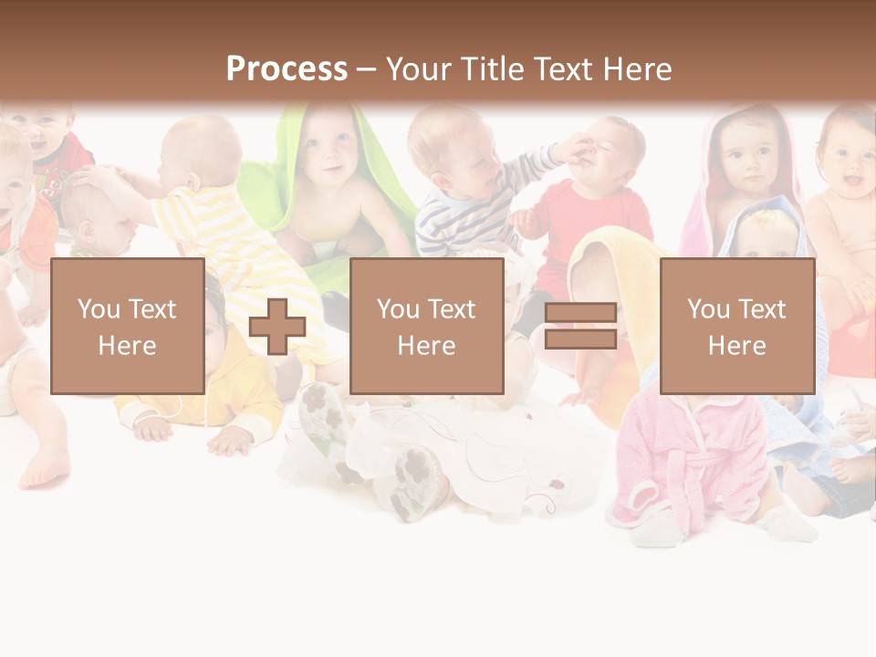 Happy Beautiful Team PowerPoint Template
