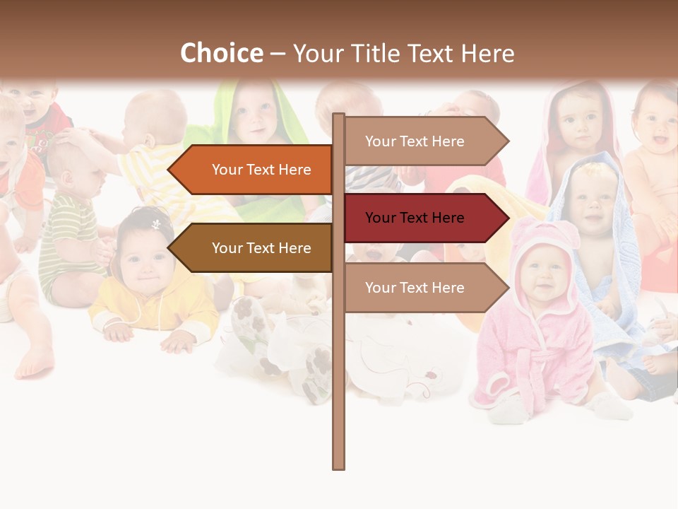 Happy Beautiful Team PowerPoint Template
