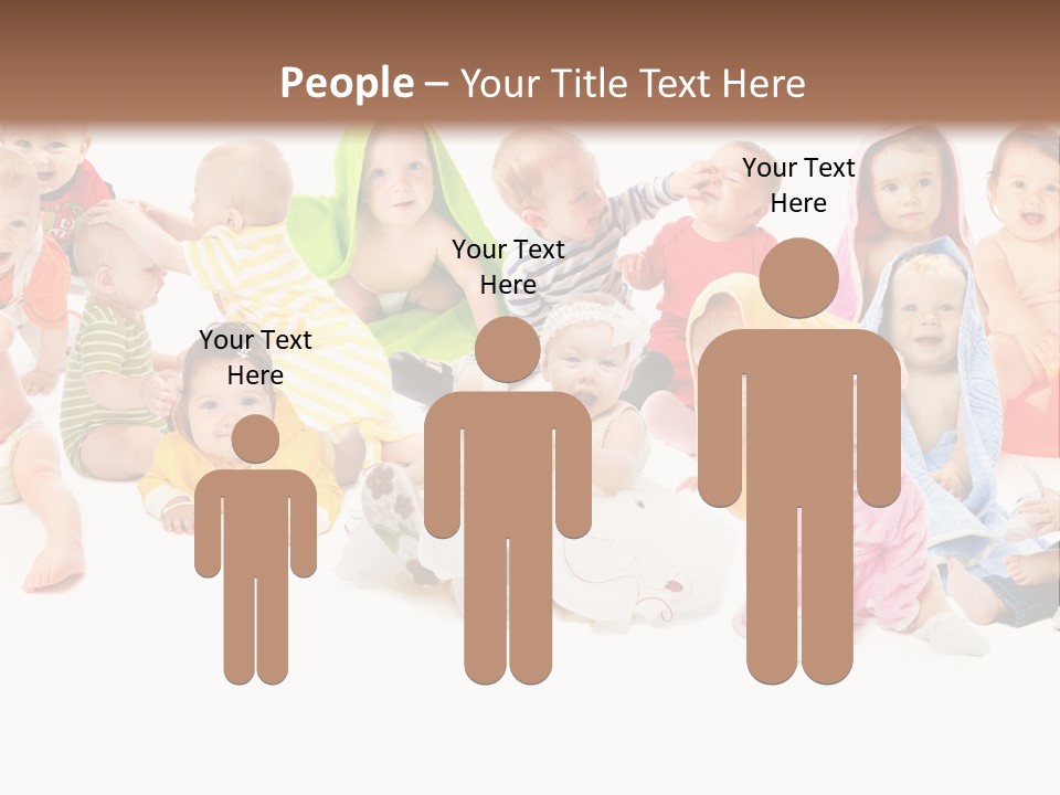 Happy Beautiful Team PowerPoint Template