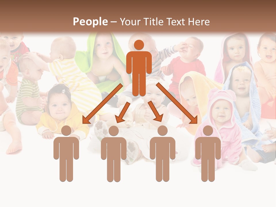 Happy Beautiful Team PowerPoint Template