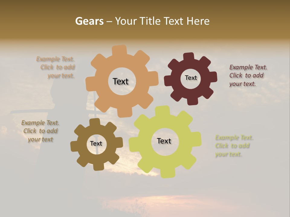 Katana Body Isolated PowerPoint Template