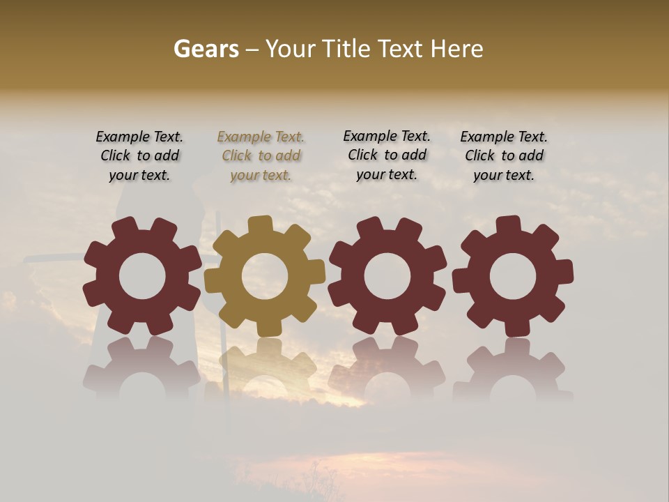 Katana Body Isolated PowerPoint Template