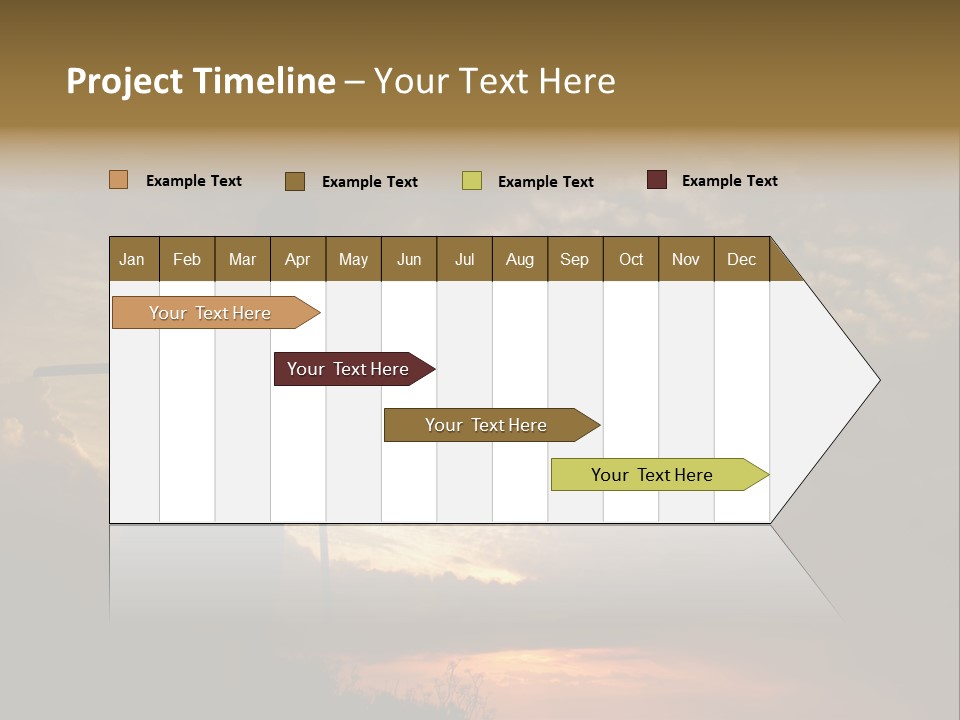 Katana Body Isolated PowerPoint Template