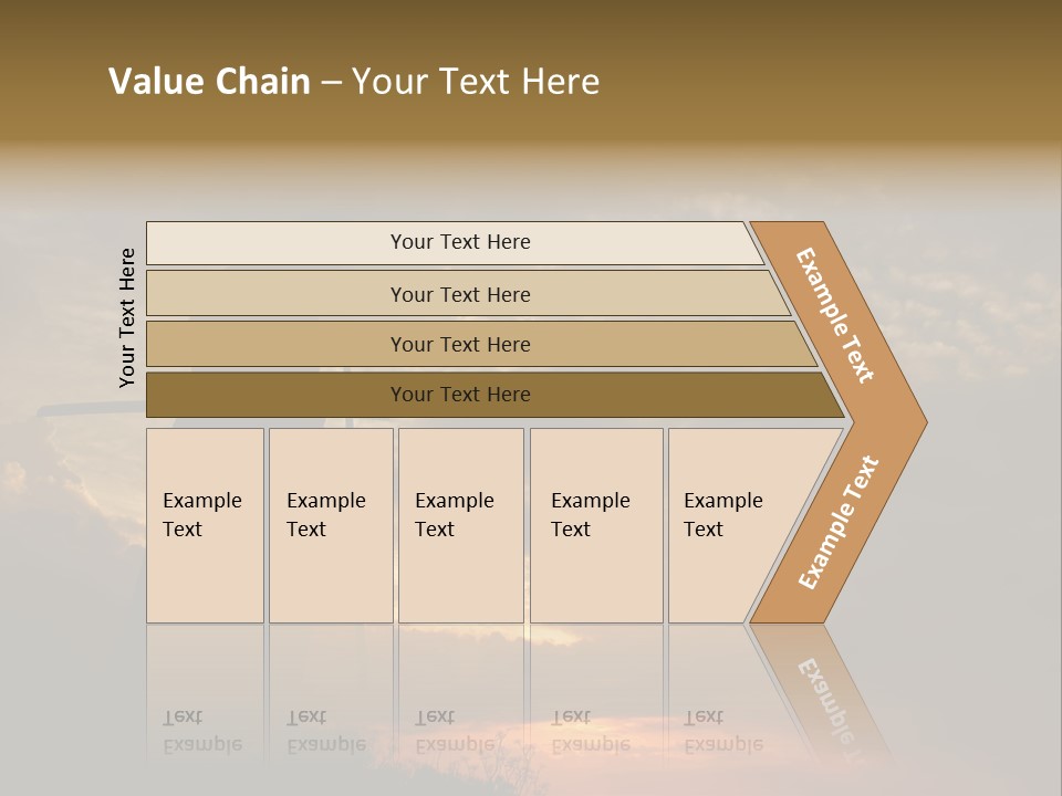 Katana Body Isolated PowerPoint Template