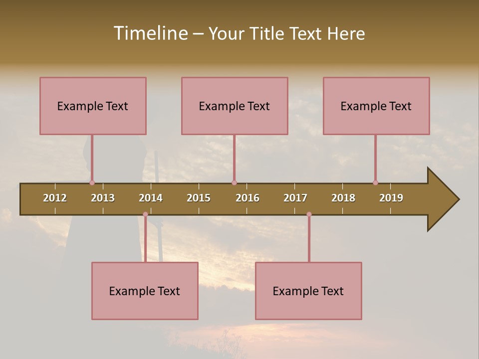 Katana Body Isolated PowerPoint Template