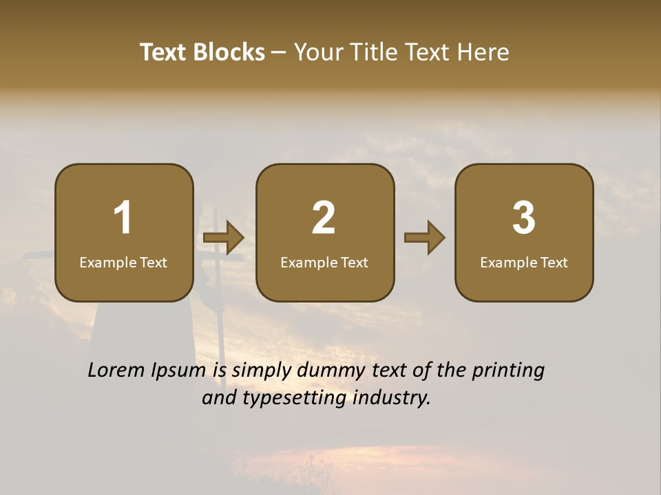 Katana Body Isolated PowerPoint Template