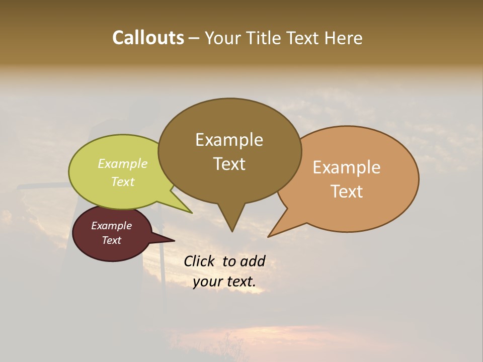 Katana Body Isolated PowerPoint Template