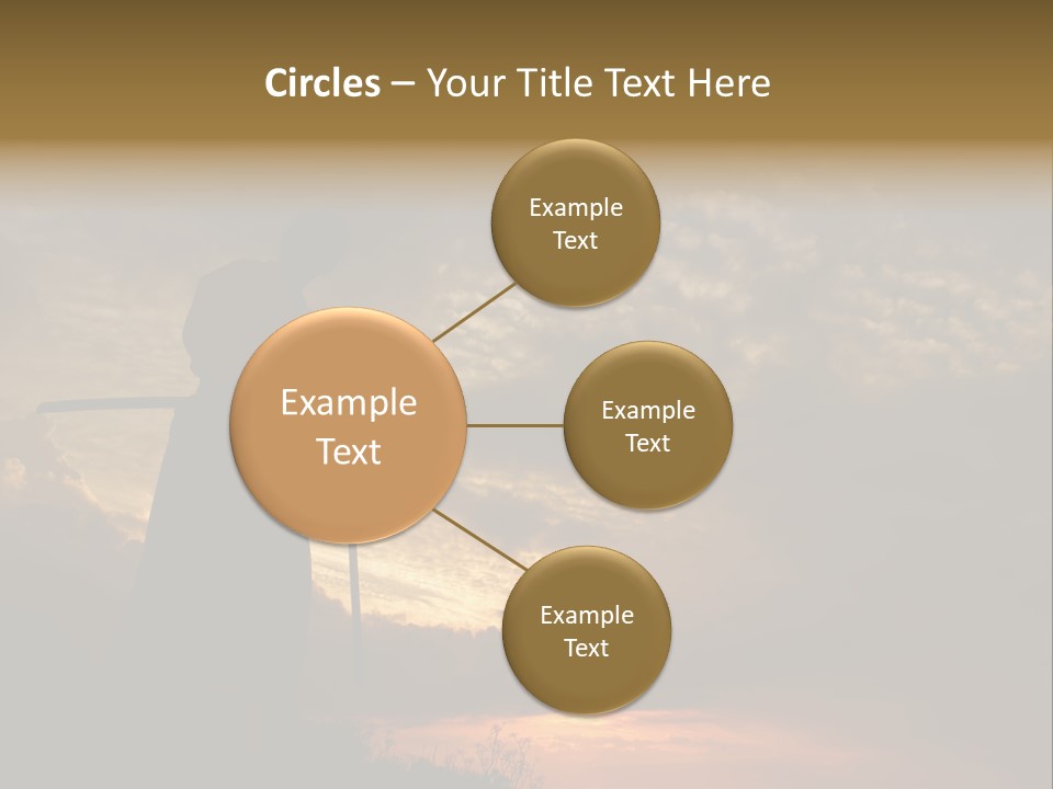 Katana Body Isolated PowerPoint Template