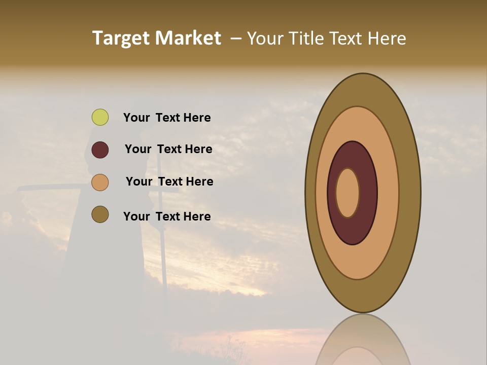 Katana Body Isolated PowerPoint Template