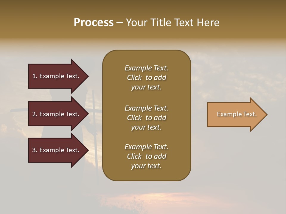 Katana Body Isolated PowerPoint Template