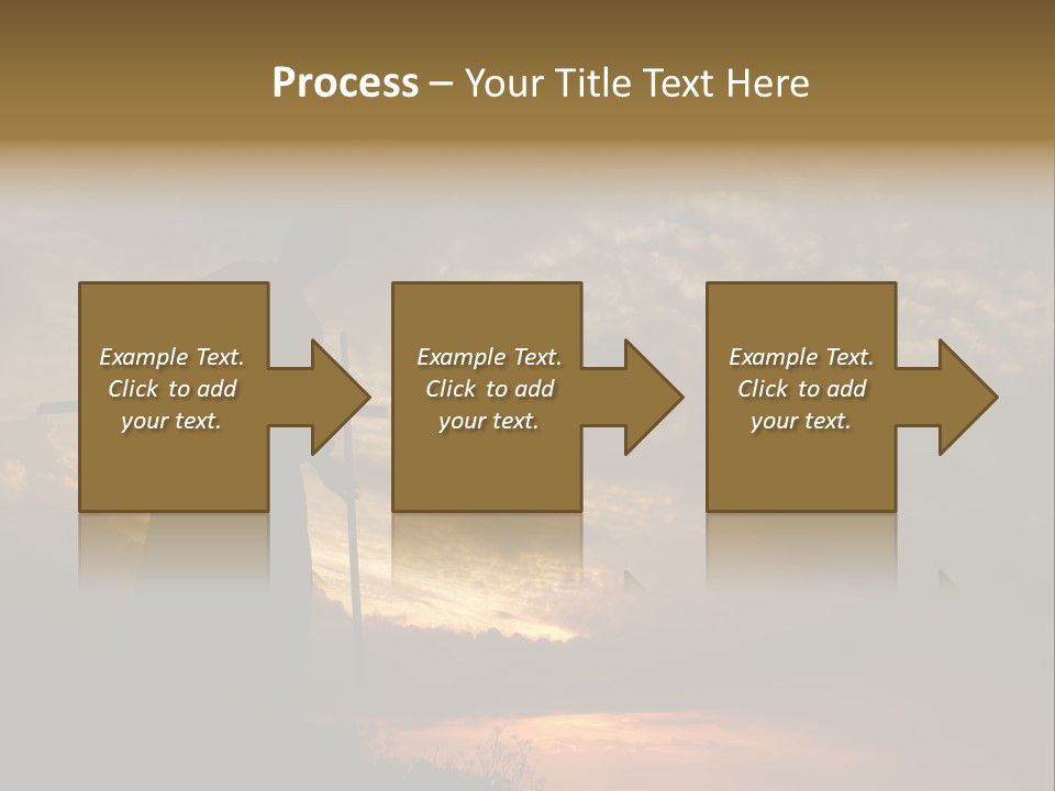 Katana Body Isolated PowerPoint Template