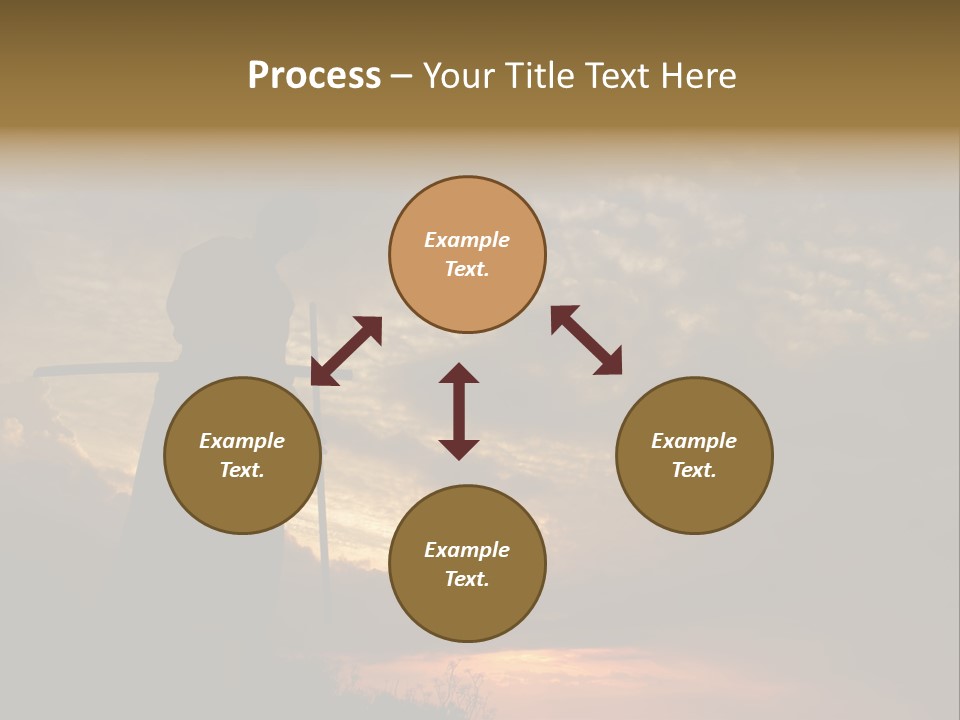 Katana Body Isolated PowerPoint Template