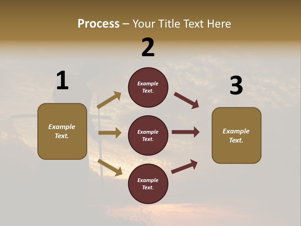 Katana Body Isolated PowerPoint Template