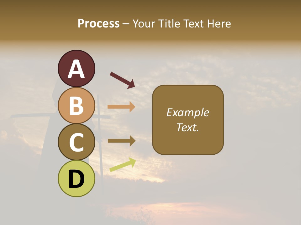 Katana Body Isolated PowerPoint Template