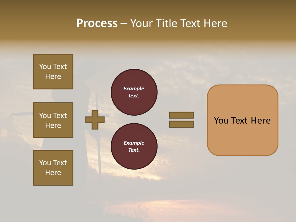 Katana Body Isolated PowerPoint Template