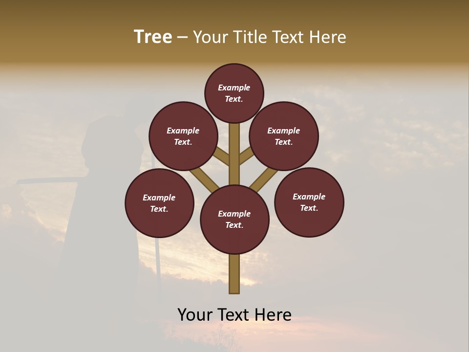 Katana Body Isolated PowerPoint Template