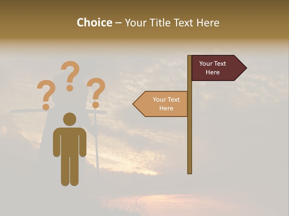 Katana Body Isolated PowerPoint Template