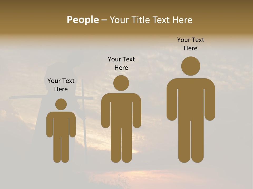 Katana Body Isolated PowerPoint Template