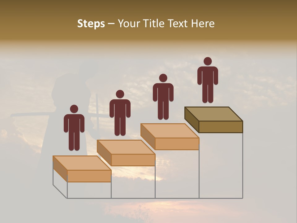 Katana Body Isolated PowerPoint Template