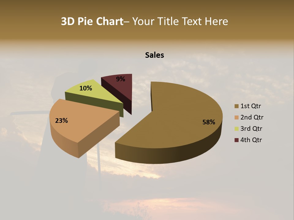 Katana Body Isolated PowerPoint Template