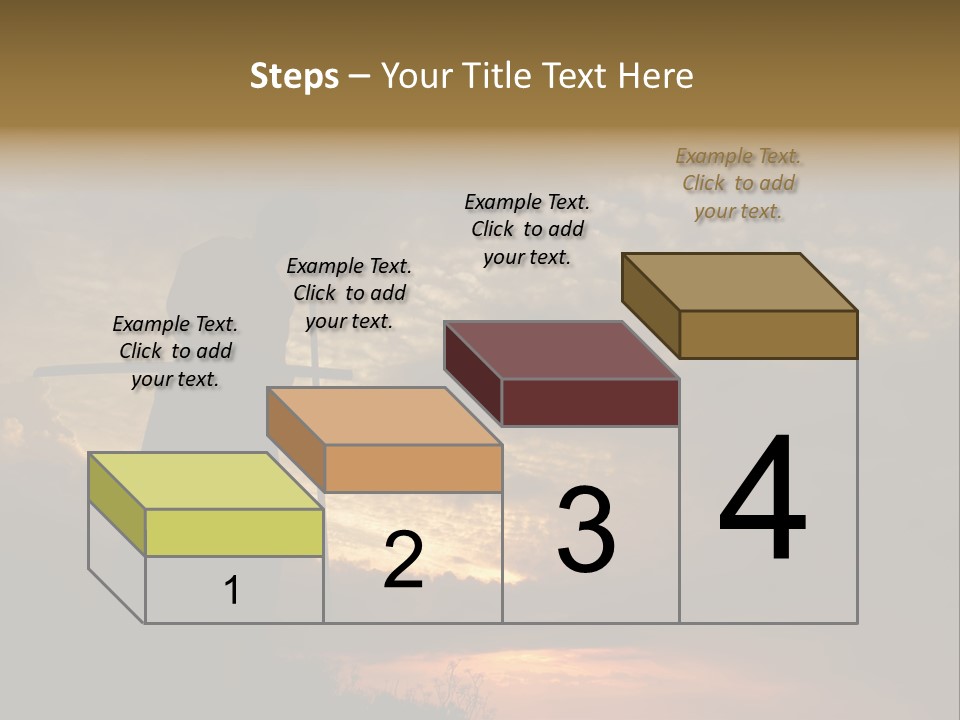 Katana Body Isolated PowerPoint Template