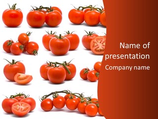 Organic Ingredient Produce PowerPoint Template