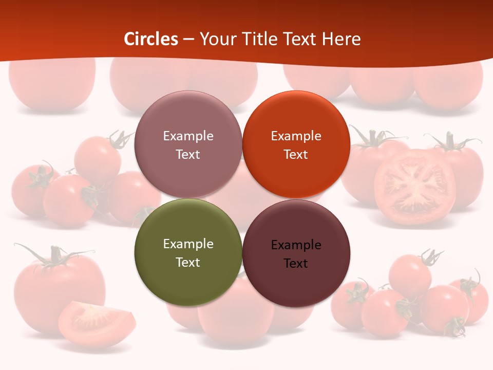 Organic Ingredient Produce PowerPoint Template