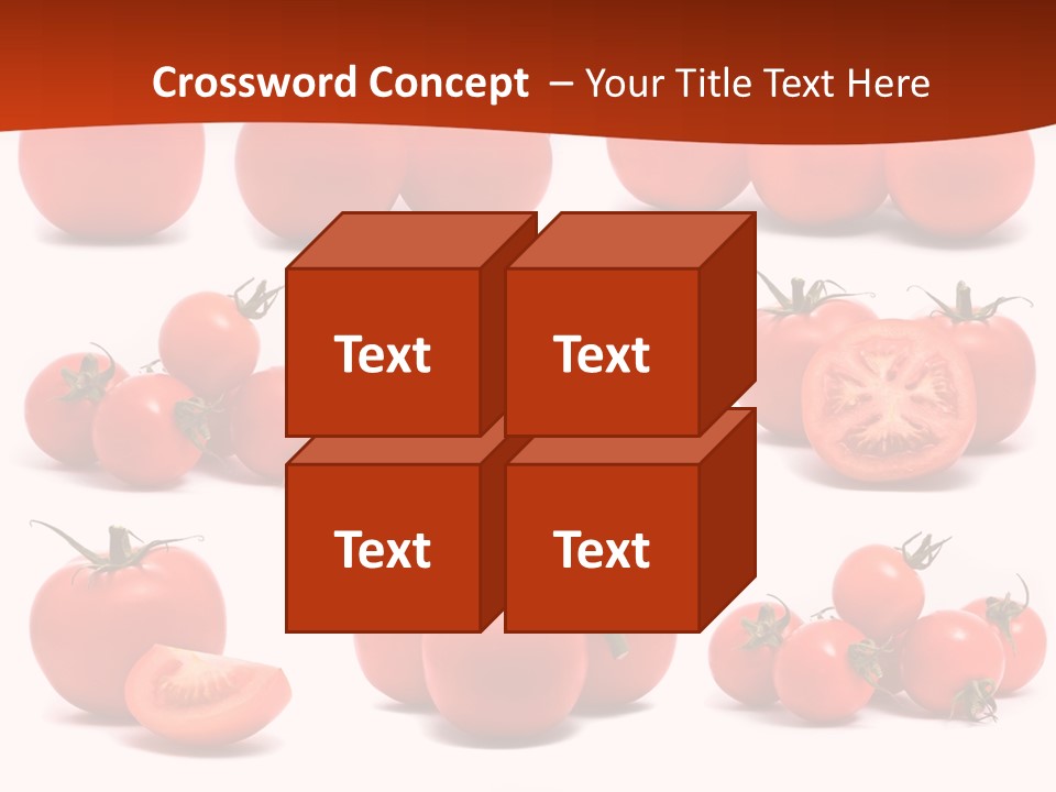 Organic Ingredient Produce PowerPoint Template