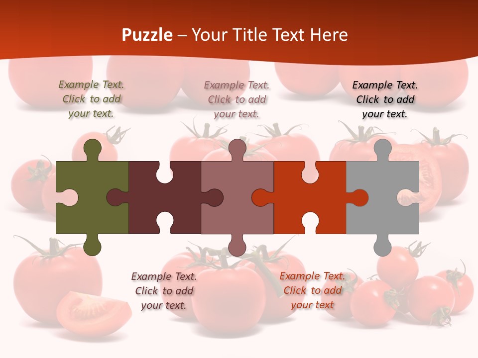 Organic Ingredient Produce PowerPoint Template