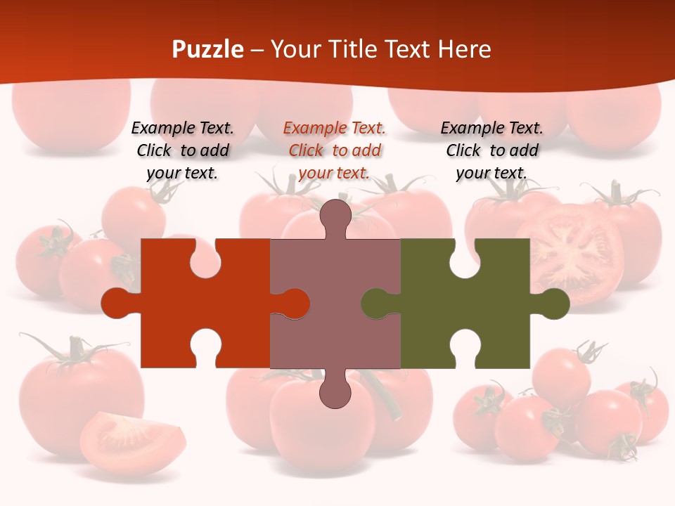 Organic Ingredient Produce PowerPoint Template