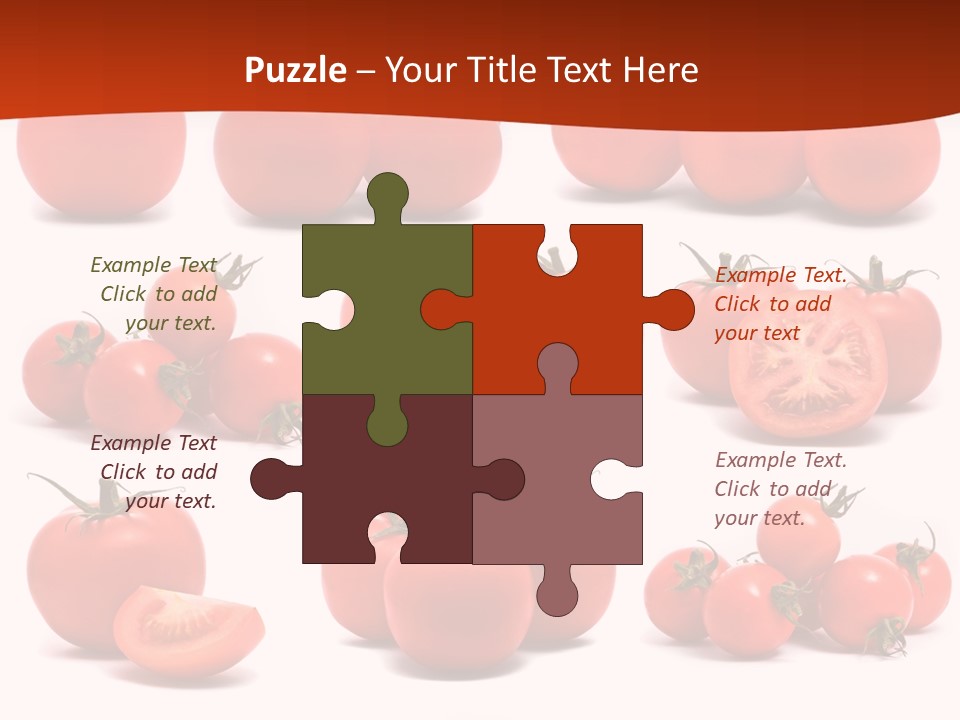 Organic Ingredient Produce PowerPoint Template