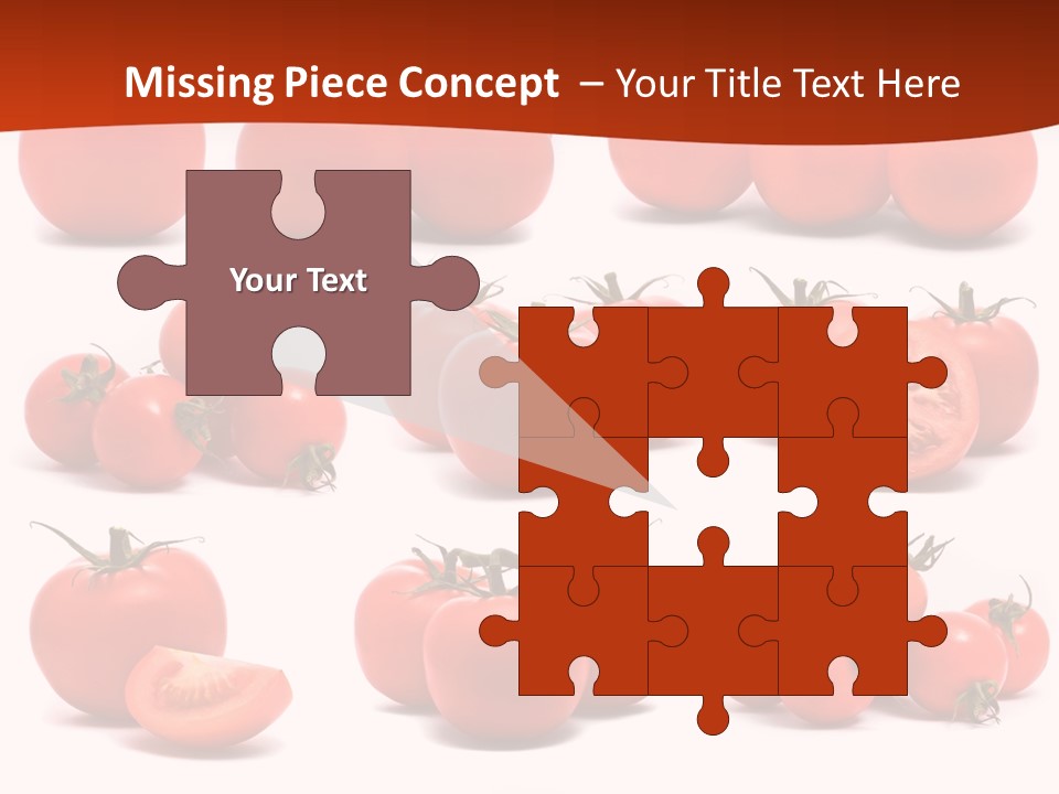 Organic Ingredient Produce PowerPoint Template