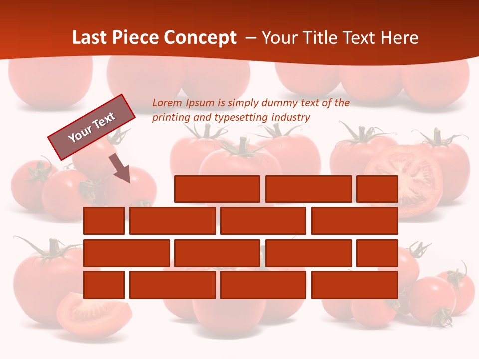 Organic Ingredient Produce PowerPoint Template