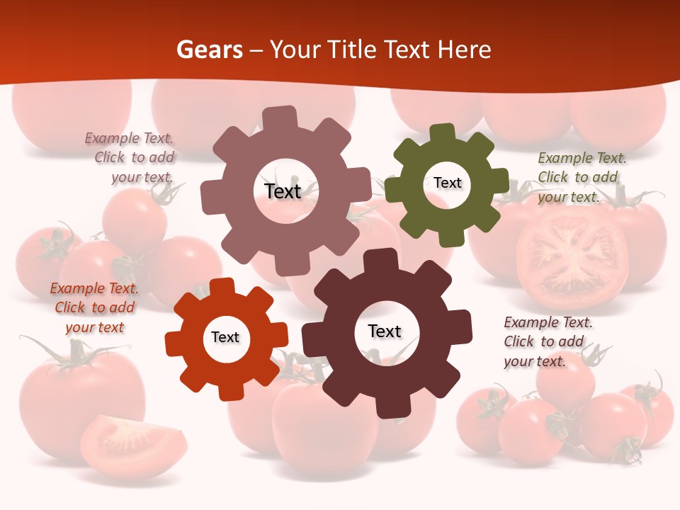 Organic Ingredient Produce PowerPoint Template