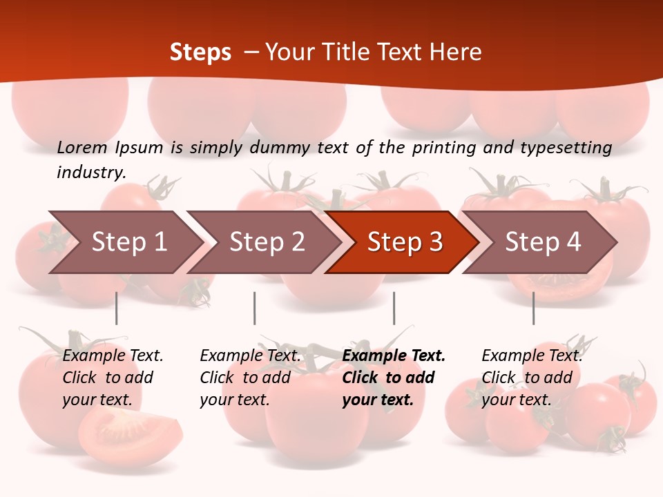 Organic Ingredient Produce PowerPoint Template