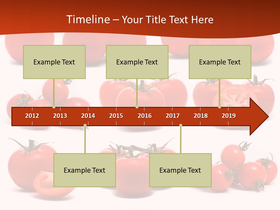 Organic Ingredient Produce PowerPoint Template