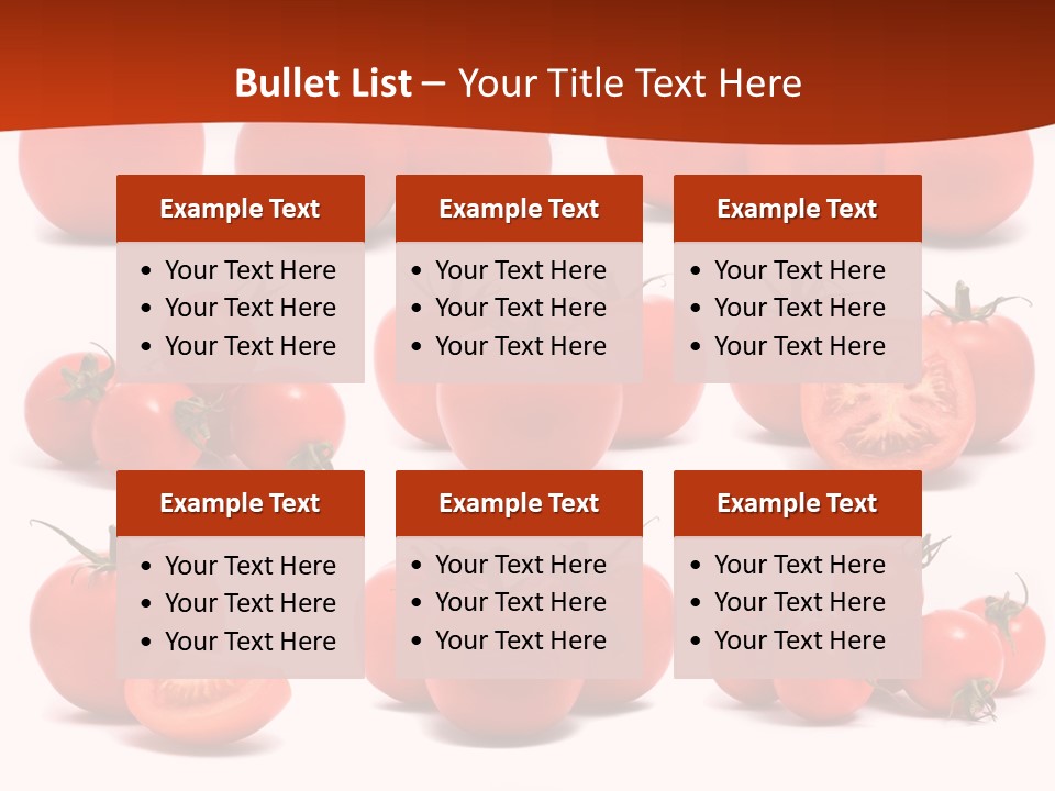 Organic Ingredient Produce PowerPoint Template