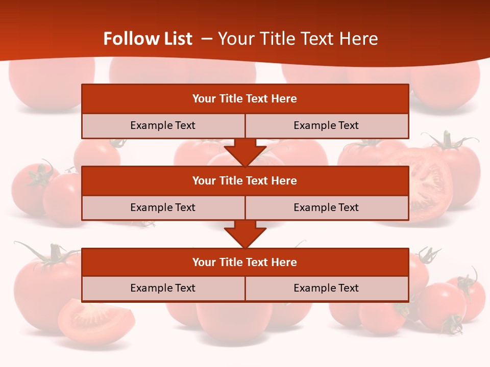 Organic Ingredient Produce PowerPoint Template