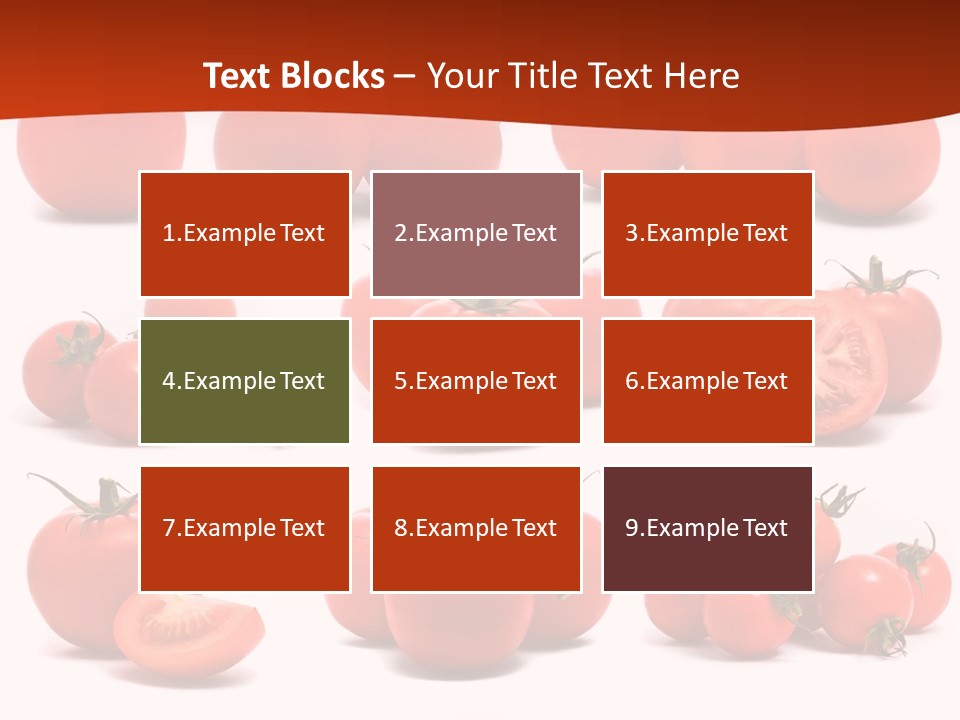 Organic Ingredient Produce PowerPoint Template