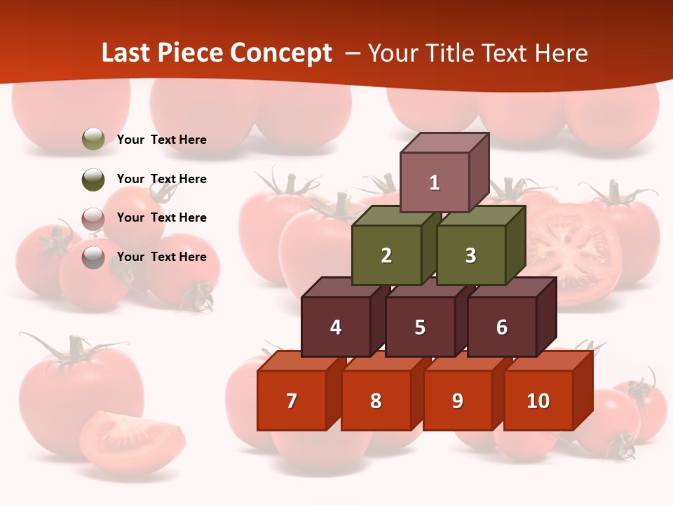 Organic Ingredient Produce PowerPoint Template