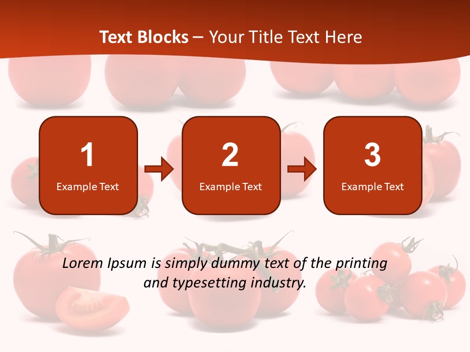 Organic Ingredient Produce PowerPoint Template