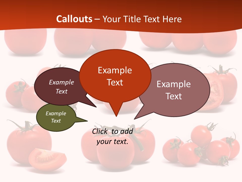 Organic Ingredient Produce PowerPoint Template