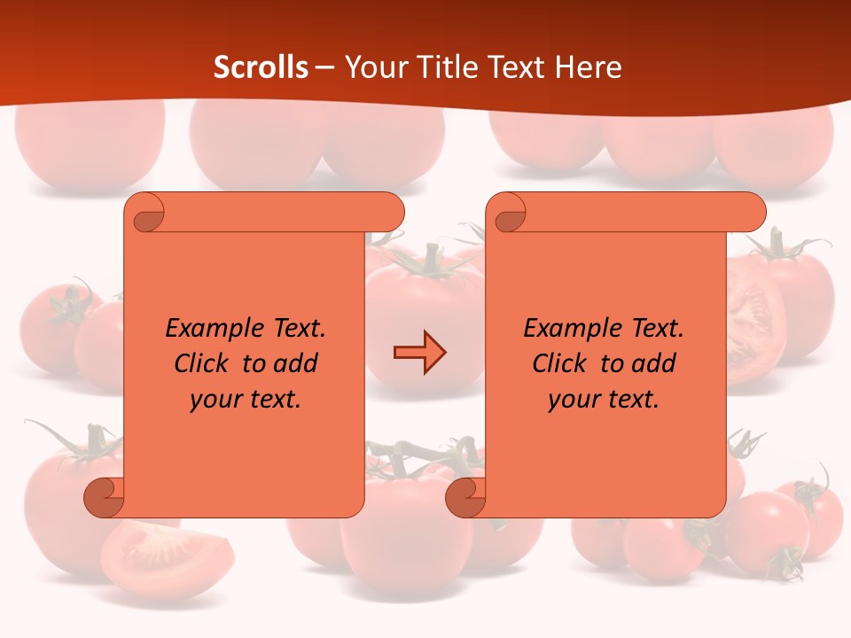 Organic Ingredient Produce PowerPoint Template