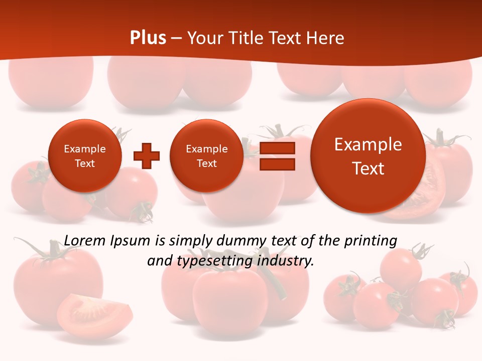 Organic Ingredient Produce PowerPoint Template