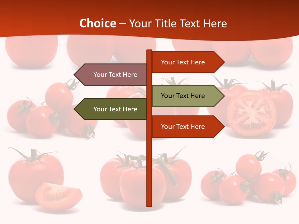 Organic Ingredient Produce PowerPoint Template